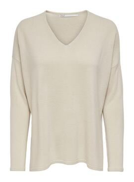 Pull Only Amalia Beige pour Femme