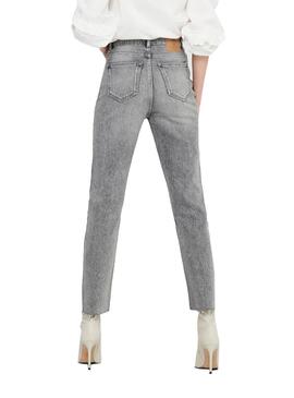 Pantalon Jeans Only Emily NAS027 Gris pour Femme