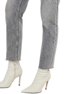 Pantalon Jeans Only Emily NAS027 Gris pour Femme