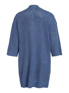 Veste Vila Poca Bleu pour Femme