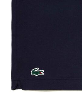 T-Shirt Lacoste x Novak Djokovic Bleu Marine Homme