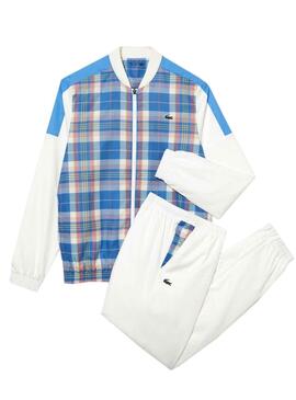 Survêtement Lacoste Cadres Blanc pour Homme