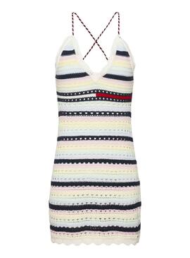 Robe Tommy Jeans Crochet pour Femme