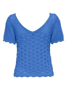 T-Shirt Only Becca Bleu pour Femme