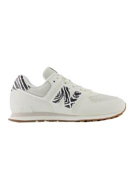 Baskets New Balance 574 Blanc Animal Print