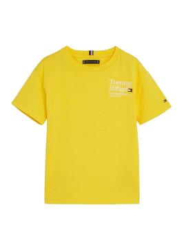 T-Shirt Tommy Hilfiger Star Jaune pour