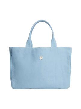 Sac à main Tommy Hilfiger Natural Bleu pour Femme