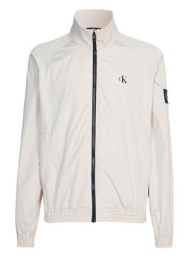 Veste Calvin Klein Harrington Beige pour Homme