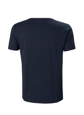 T-Shirt Helly Hansen Shoreline Bleu Marine pour Homme