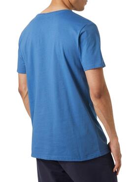 T-Shirt Helly Hansen Shoreline Bleu pour Homme