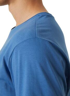 T-Shirt Helly Hansen Shoreline Bleu pour Homme