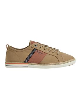 Baskets Pepe Jeans Maoui Tape Camel pour Homme