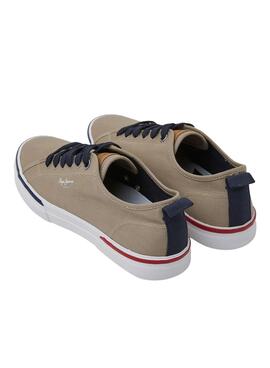 Baskets Pepe Jeans Kenton Smart  Brun Homme