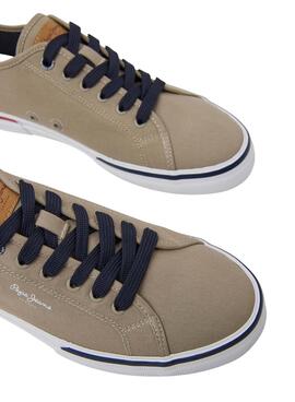 Baskets Pepe Jeans Kenton Smart  Brun Homme