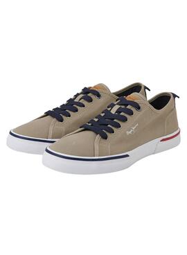 Baskets Pepe Jeans Kenton Smart  Brun Homme
