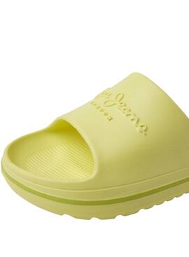 Flip flops Pepe Jeans Beach Slide Jaune Femme