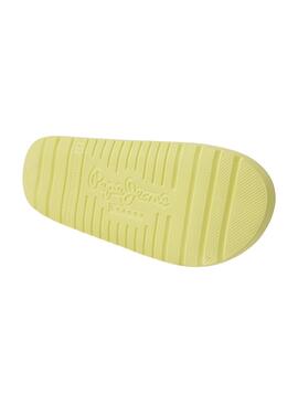 Flip flops Pepe Jeans Beach Slide Jaune Femme