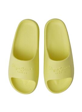 Flip flops Pepe Jeans Beach Slide Jaune Femme