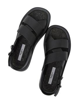 Sandales Pepe Jeans Summer Block Noire pour Femme