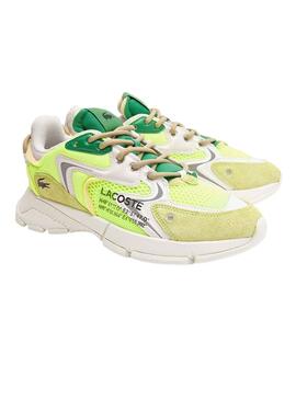 Baskets Lacoste Neo L003 Jaune et Vert