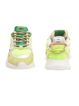 Baskets Lacoste Neo L003 Jaune et Vert