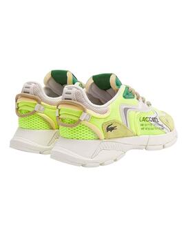 Baskets Lacoste Neo L003 Jaune et Vert