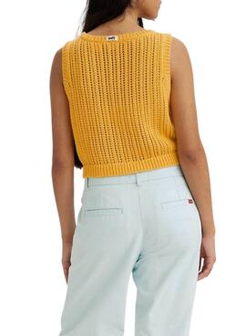 Gilet Levis Ambre Jaune pour Femme