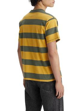 T-Shirt Levis Vintage Jaune pour Homme