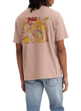 T-Shirt Levis Art Brun pour Homme