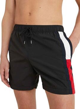 Slip de bain Tommy Hilfiger Draw Noire pour Homme