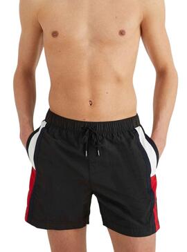 Slip de bain Tommy Hilfiger Draw Noire pour Homme