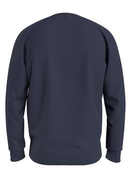 Sweat Tommy Jeans Entry Graphic Bleu Marine Homme