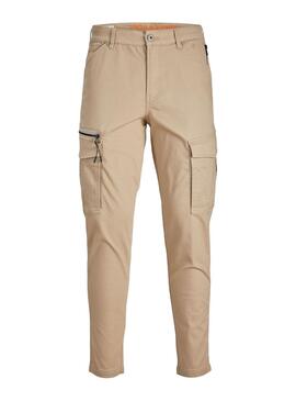 Pantalon Jack & Jones Stace Beige pour Homme