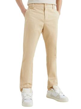 Pantalon Tommy Jeans Austin Chino Beige Homme