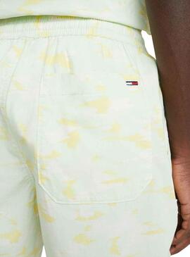 Bermuda Tommy Jeans Beach Jaune pour Homme