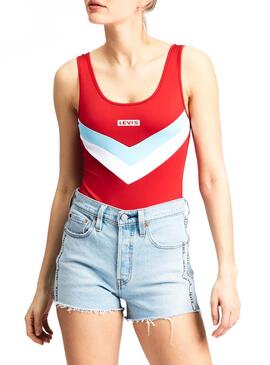 Body Levis Florence Rouge Femme