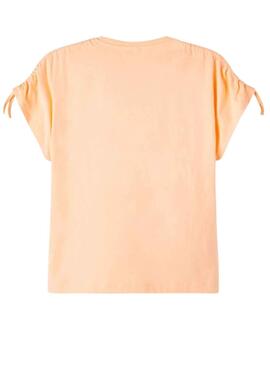 T-Shirt Name It Fatima Orange pour Fille