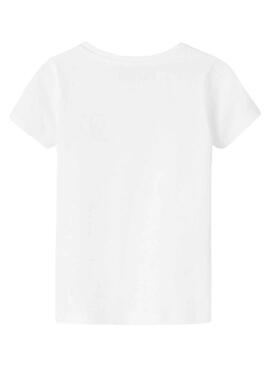 T-Shirt Name It Fransisca Blanc pour Fille