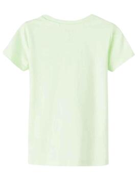 T-Shirt Name It Fransisca Vert pour Fille