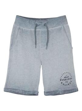 Bermudas Name It Fikko Gris pour Garçon