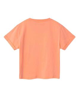 T-Shirt Name It Fidda Orange pour Fille