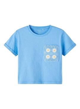 T-Shirt Name It Fidda Bleu pour Fille