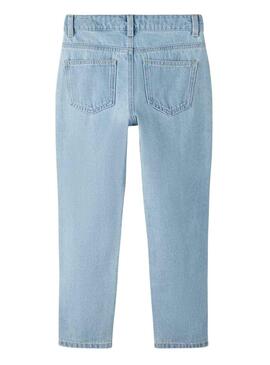 Pantalon Jeans Name It Shaped Bleu pour Fille
