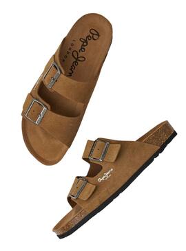 Sandales Pepe Jeans Bio Brun pour Homme