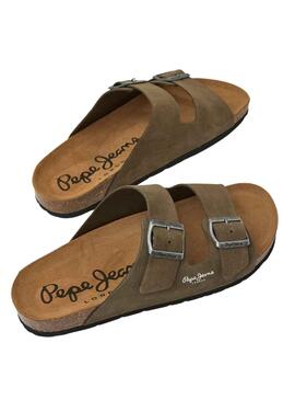 Sandales Pepe Jeans Bio Vert pour Homme