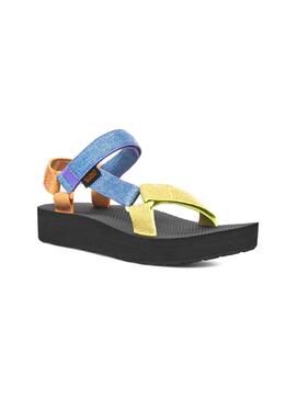 Sandales Téva Midform Universal Bleu pour Femme
