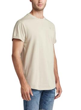 T-Shirt G-Star Lash Beige pour Femme