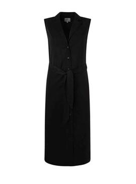 Robe Pepe Jeans Maggie Noire pour Femme