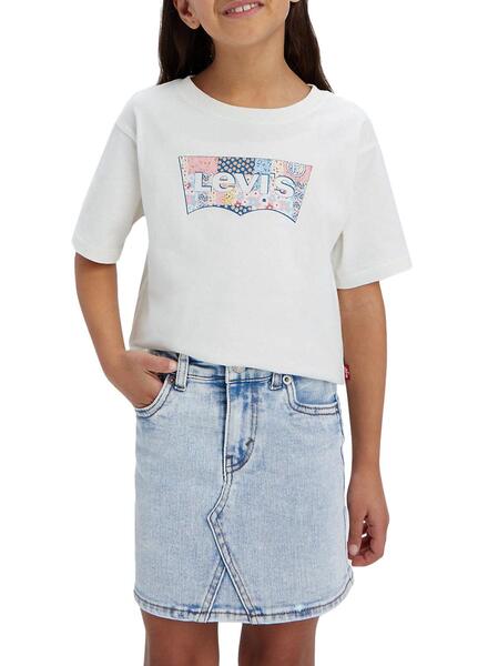 Tee shirt levis blanc fille hot sale