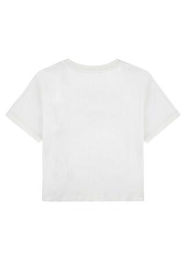 T-Shirt Levis Organic Blanc pour Fille